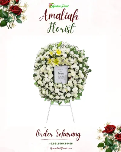Krans Bunga Duka Cita di Sindangpalay
