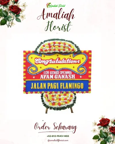 Bunga Papan Congratulation di Sindangpalay